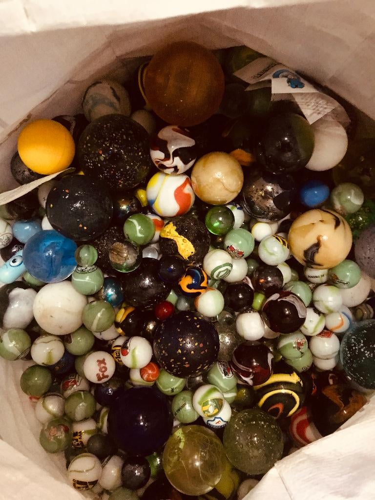 MEGA partij knikkers Bonken  glas +/- 20 KG Liefst ophalen, Kinderen en Baby's, Speelgoed | Buiten | Los speelgoed, Ophalen of Verzenden