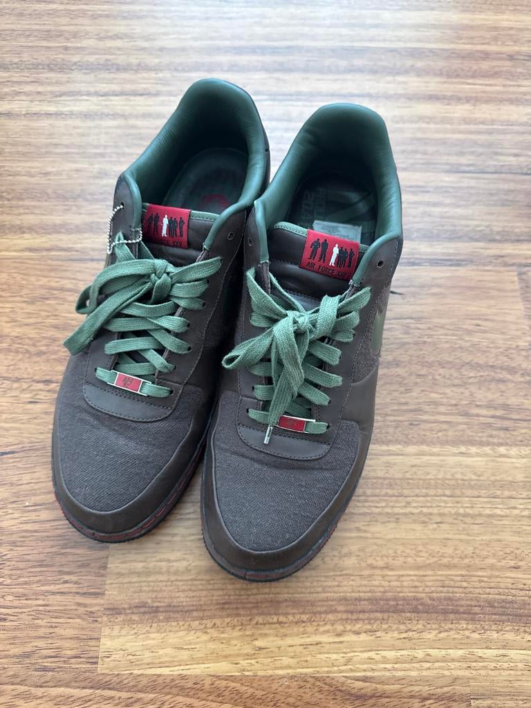 Nike Air Force 1 Low '07 'St. Patrick's Day' Sneakers Nieuw, Bruin, Nieuw, Ophalen of Verzenden, Sneakers of Gympen