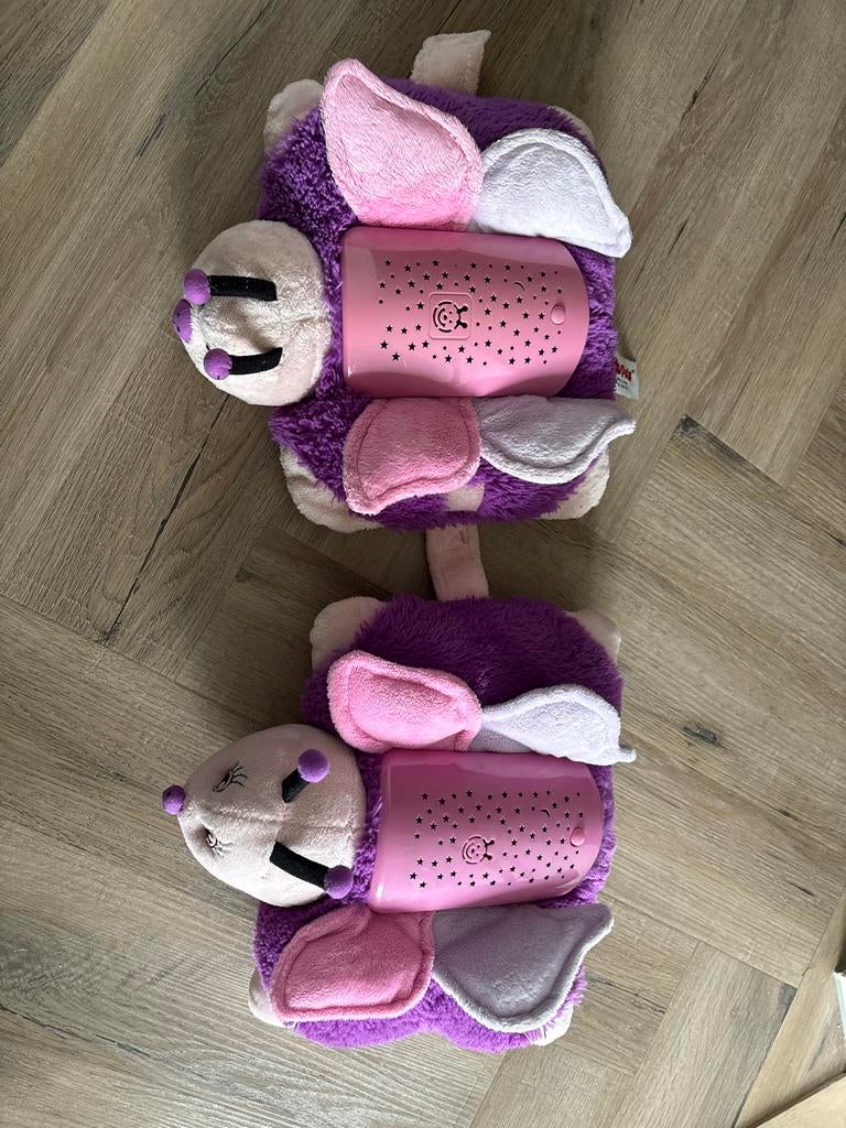 Dream Lites Pillow Pets vlinder 2x, Ophalen of Verzenden, Gebruikt, Overige typen