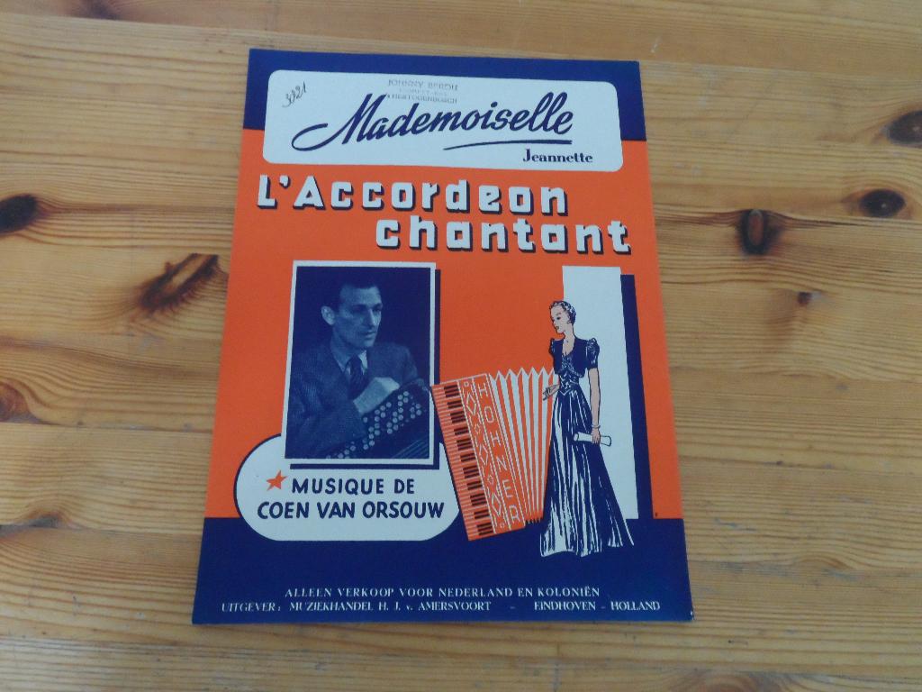 Coen van orsouw - mademoiselle tini / jeannette, Gebruikt, Ophalen of Verzenden, Artiest of Componist, Populair