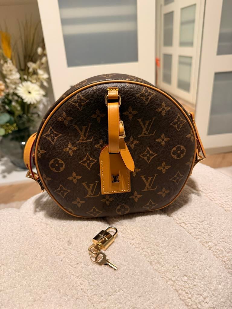 Louis Vuitton Boite Tas, Ophalen of Verzenden, Gebruikt, Bruin, Schoudertasje