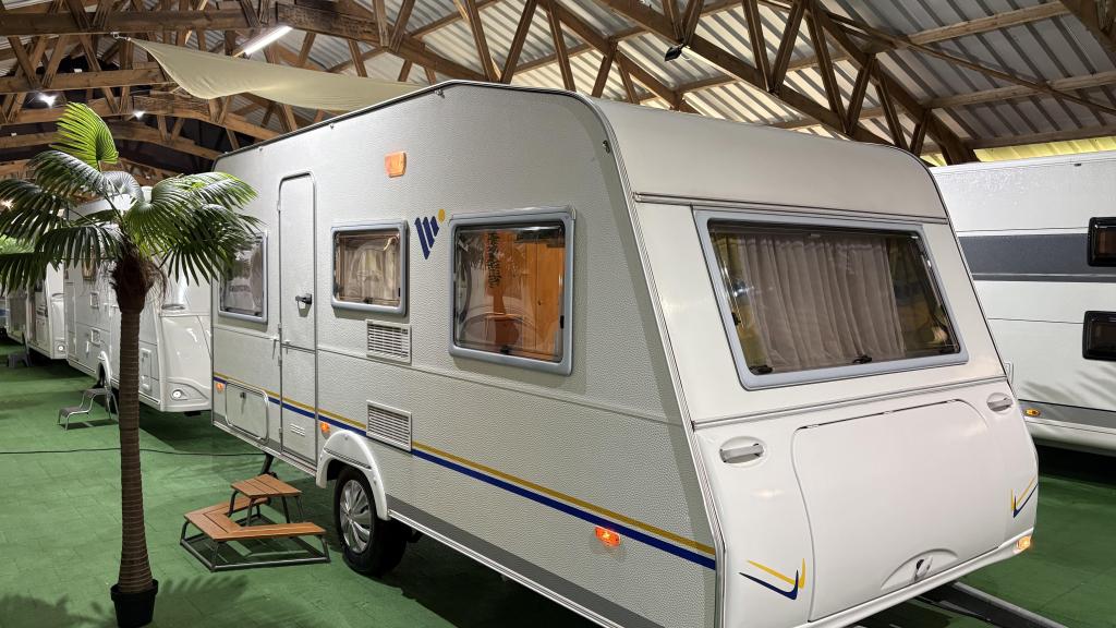 Knaus Vimara 450 TK Voortent/Luifel/Stapelbed, Caravans en Kamperen, Caravans, Dwarsbed, Bedrijf, 750 - 1000 kg, 4 tot 5 meter
