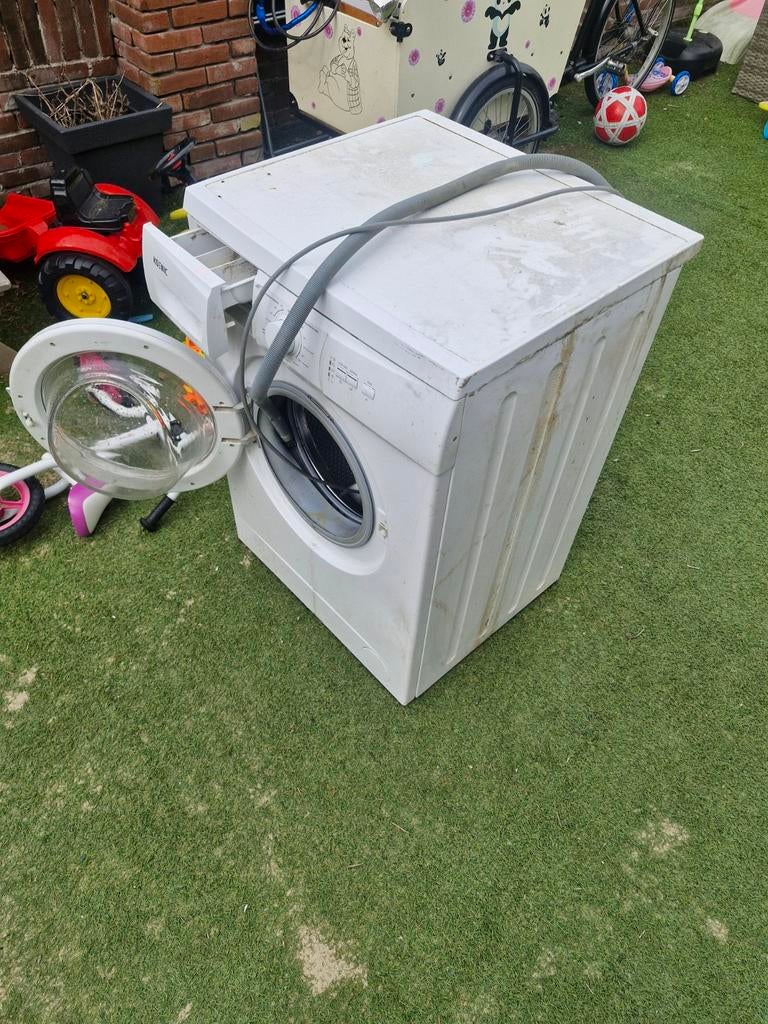 Defecte wasmachine voor onderdelen of reparatie, Ophalen, Voorlader, Niet werkend, 85 tot 90 cm
