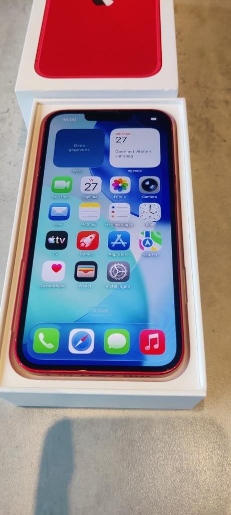 Apple iPhone 13 – 128GB | Nette staat (Vaste prijs), 128 GB, Blauw, IPhone 13, Ophalen of Verzenden