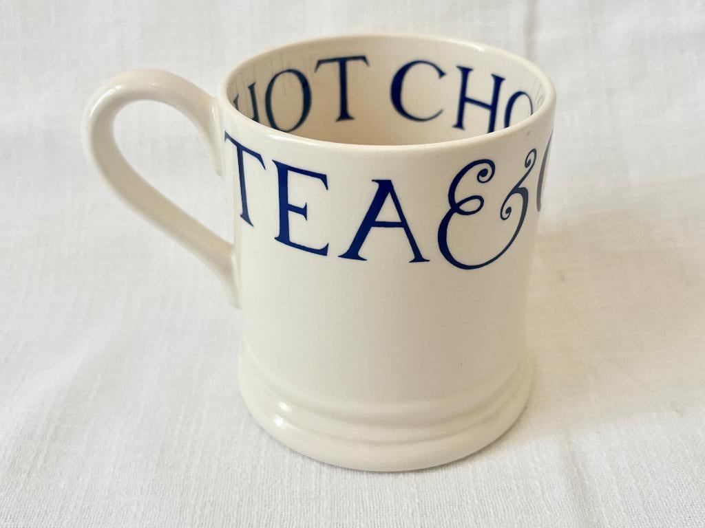 Emma Bridgewater - Blue Toast, Verzenden, Zo goed als nieuw, Overige stijlen, Kop(pen) en/of Schotel(s)