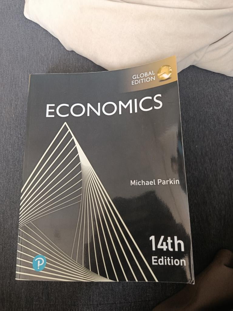 Economics, Michael Parkin, Global Edition, 14e, Boeken, Zo goed als nieuw, Michael Parkin, Gamma, HBO