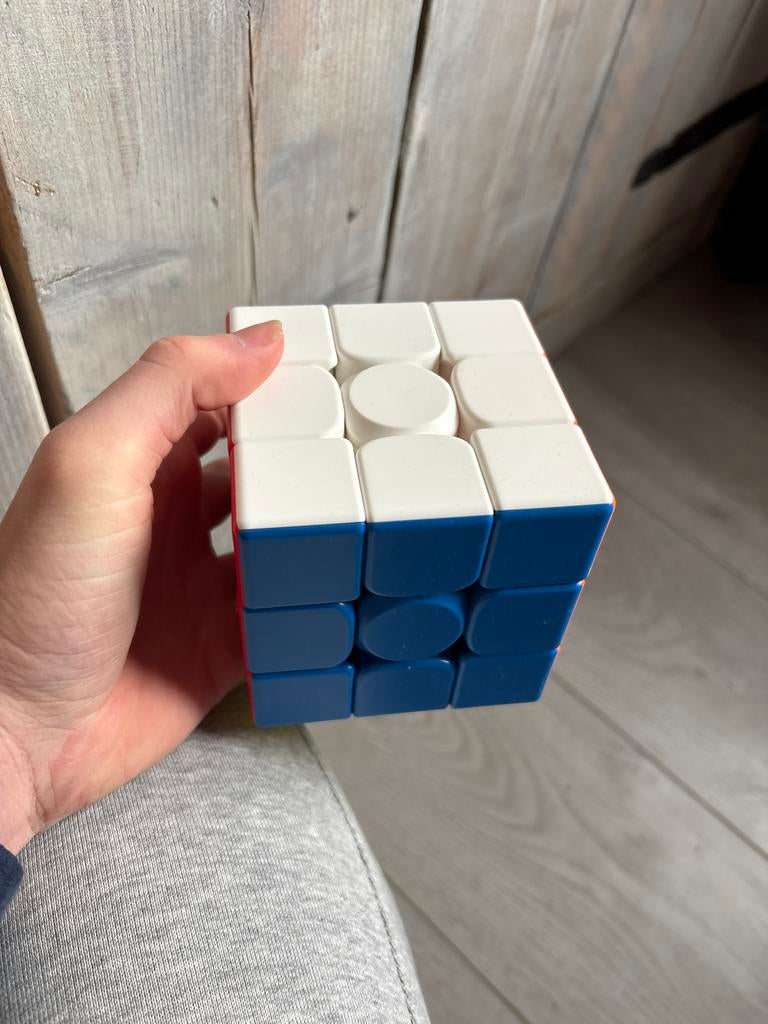 Grote 3x3 Rubik's Kubus - 3 cm groter dan standaard, Ophalen of Verzenden, Gebruikt, Rubik's of 3D-puzzel