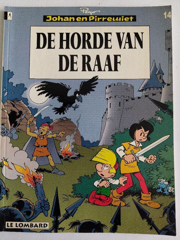 Johan en Pirrewiet -De Horde van de Raaf., Gelezen, Peyo, Verzenden, Eén stripboek