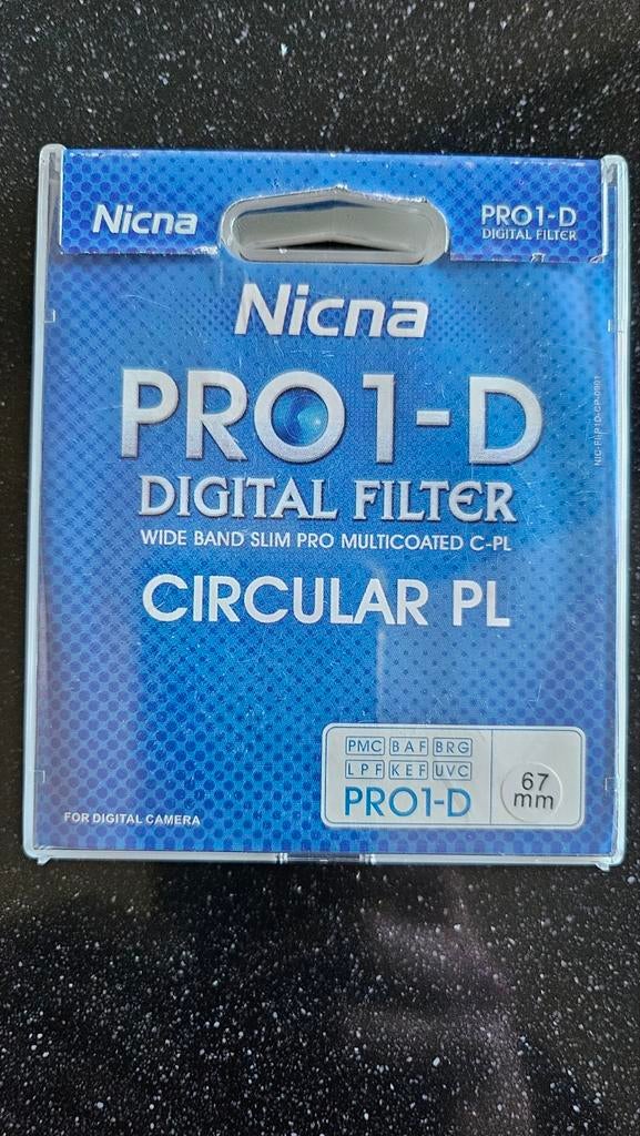 Canon Nicna PRO1-D 67mm Circulair Polarisatiefilter C-PL, Audio, Tv en Foto, Fotografie | Filters, Ophalen of Verzenden