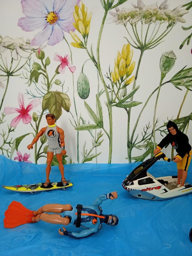 Action man poppen, Ophalen, Gebruikt