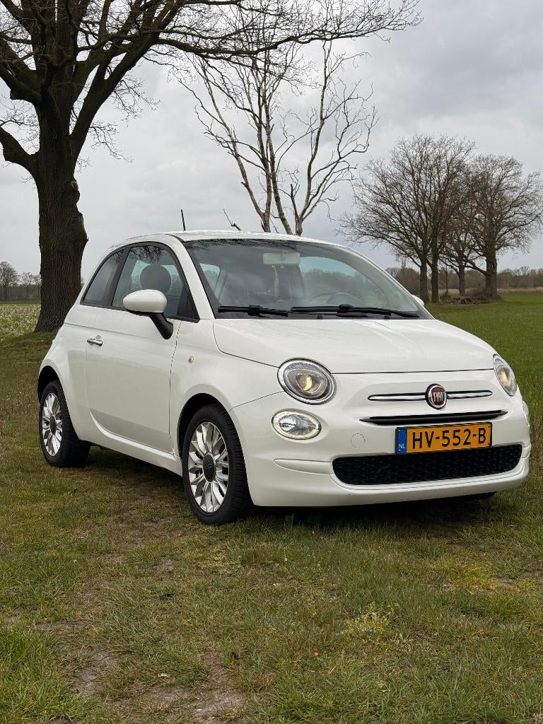 Fiat 500 - 0.9 Twinair Turbo Popstar 2015 automaat, Auto's, Stof, 31 €/maand, Wit, 915 kg