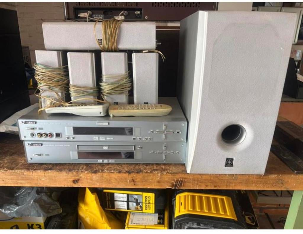 Yamaha dolby surround AVR-S80, 70 watt of meer, Zo goed als nieuw, 5.1-systeem, Overige spelers