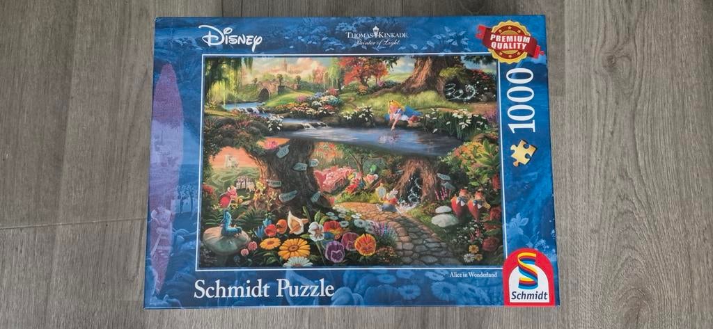 Disney puzzel Alice in wonderland, Ophalen, 500 t/m 1500 stukjes, Zo goed als nieuw