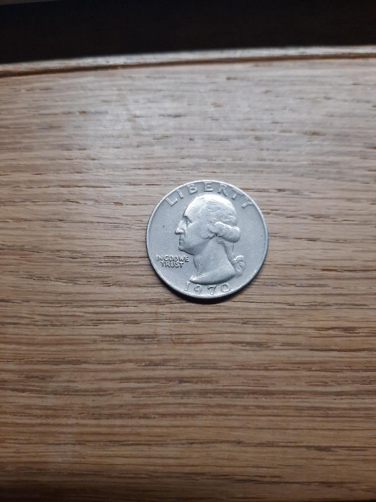 USA. Quarter pound 1970, Ophalen of Verzenden, Noord-Amerika