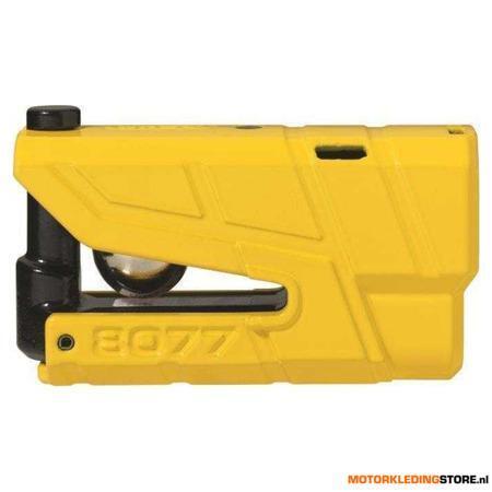 Abus Granit Detecto X-Plus 8077 Schijfremslot, Geel, Motoren, Ophalen of Verzenden, Nieuw met kaartje