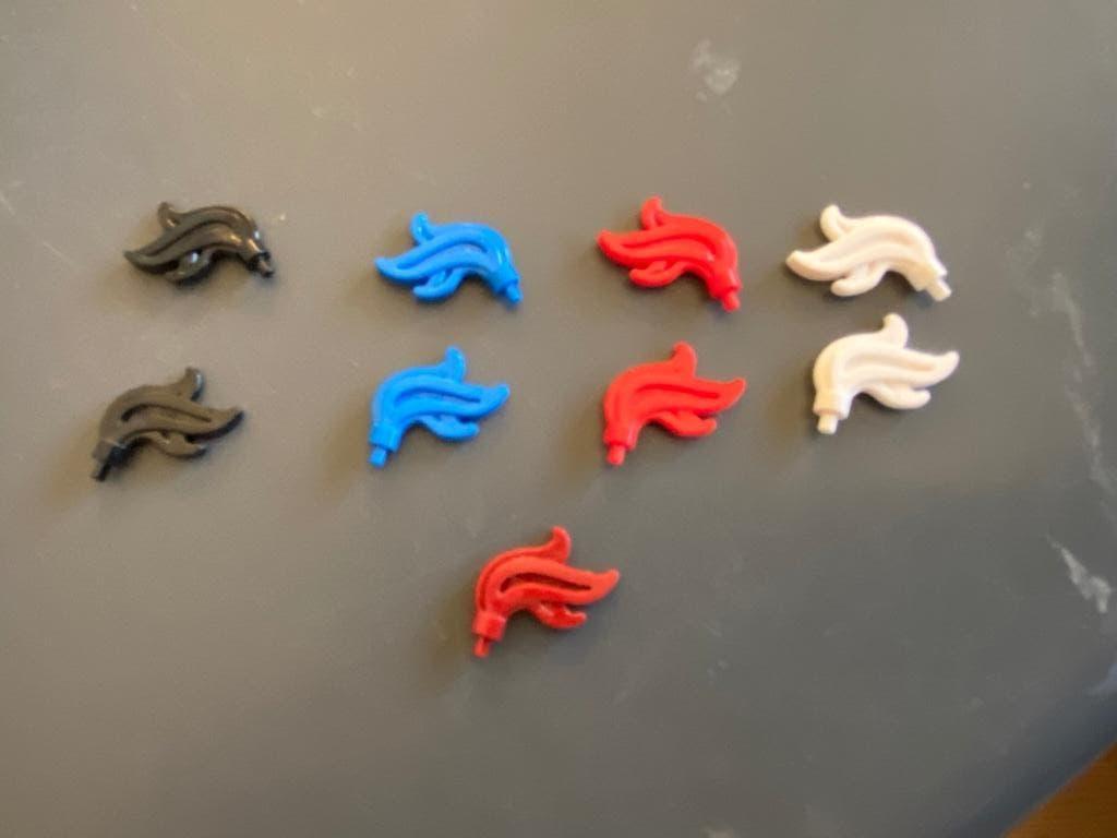 Lego partij 9 stuks pluimen veren 28661 NIEUW !, Ophalen of Verzenden, Nieuw, Losse stenen, Lego