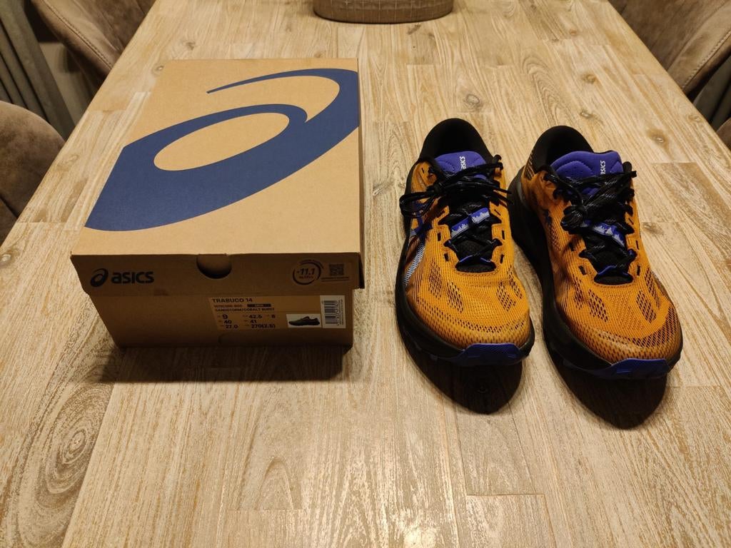 Trailrunschoenen Asics Trabuco 14, maat 42,5 heren, Kleding | Heren, Schoenen, Ophalen of Verzenden, Zo goed als nieuw, Asics