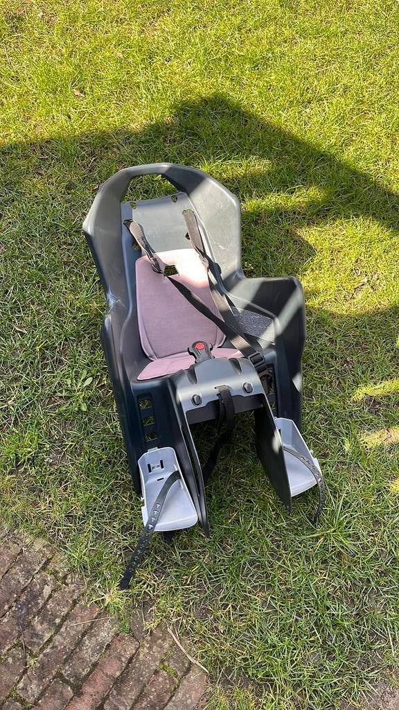 Polisport fietsstoeltje, Fietsen en Brommers, Fietsaccessoires | Fietsstoeltjes, Ophalen, Achterzitje, 9 t/m 36 kg, Gebruikt