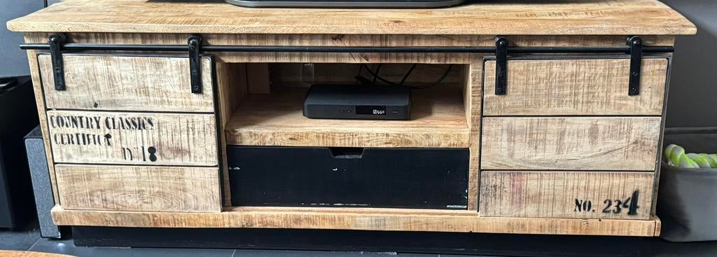 Tv meubel, Ophalen, 100 tot 150 cm, Zo goed als nieuw, Minder dan 100 cm