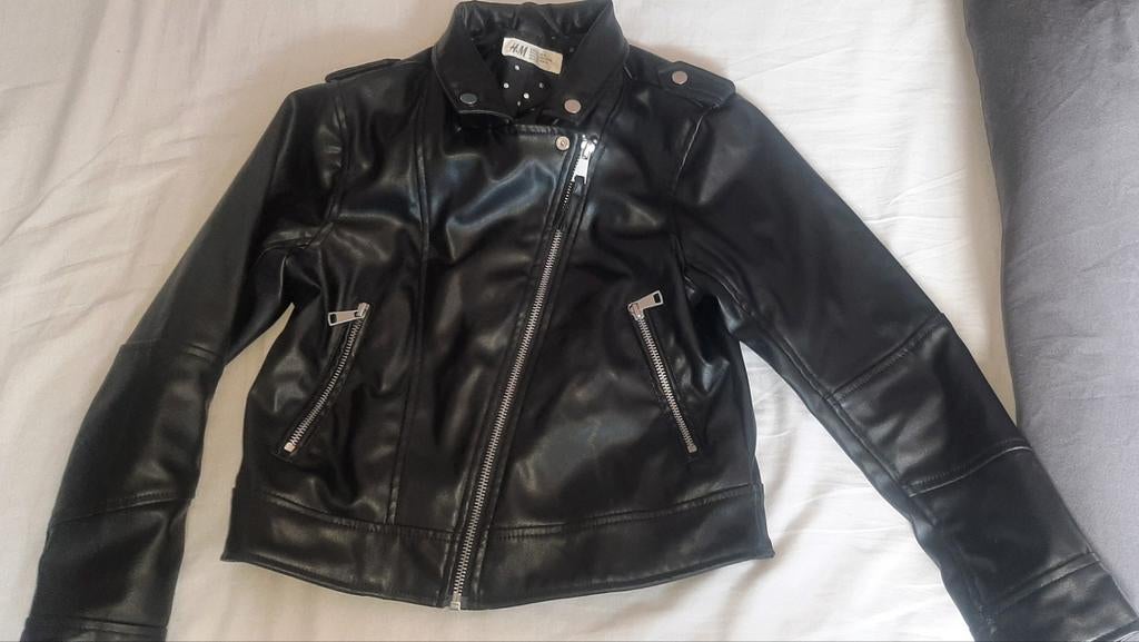 Bikerjack maat 140 h&m, Meisje, H&M, Ophalen of Verzenden, Zo goed als nieuw