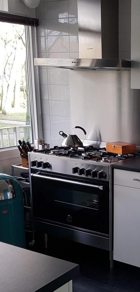 Bertazzoni gasfornuis 90cm met oven, Ophalen, 60 cm of meer, Gas, Vrijstaand