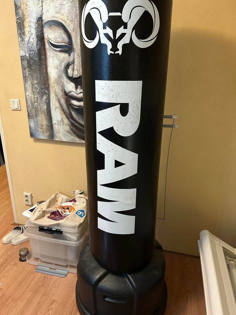 Bokspaal Ram, Ophalen, Gebruikt, Bokszak