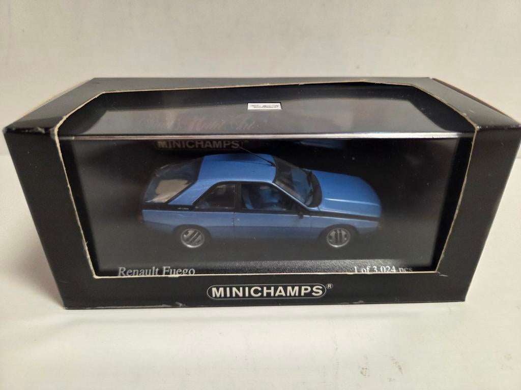Minichamps Renault Fuego 1:43, Hobby en Vrije tijd, Modelauto's | 1:43, Auto, ., Ophalen of Verzenden, Zo goed als nieuw