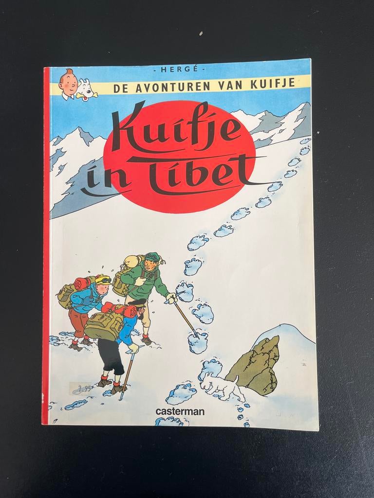 Kuifje in Tibet - Casterman 1960, Eén stripboek, Ophalen of Verzenden, Gelezen