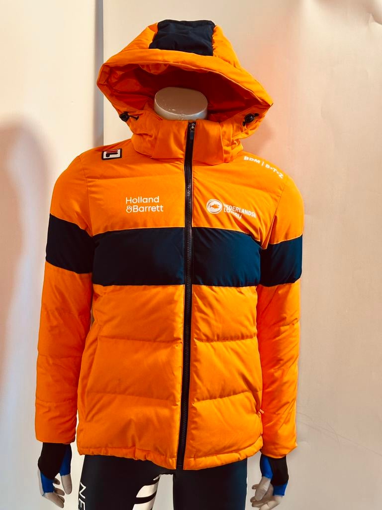 Sportjas winterjas jas skijas teamNL KNSB maat S Fila, Ophalen of Verzenden, Zo goed als nieuw, Maat 46 (S) of kleiner, Jack