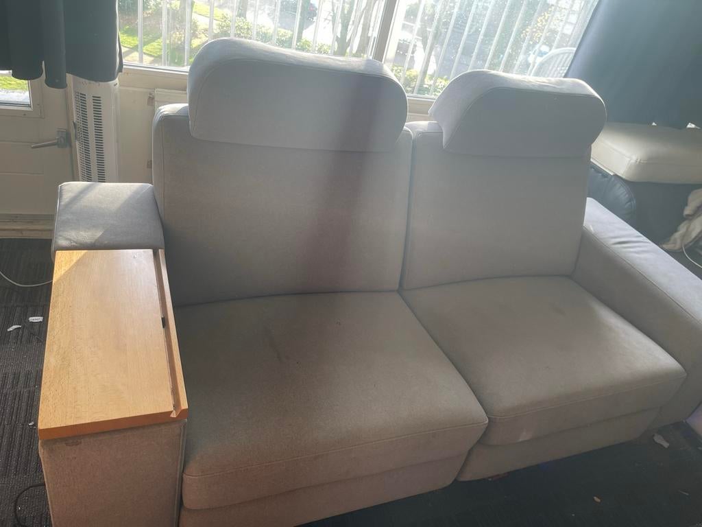 VANDAAG €20, Huis en Inrichting, Banken | Bankstellen, Ophalen, Gebruikt, Tweepersoons, 75 tot 100 cm