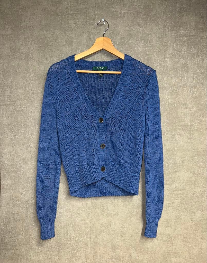Ralph Lauren vest, Kleding | Dames, Ophalen of Verzenden, Zo goed als nieuw, Maat 38/40 (M), Blauw
