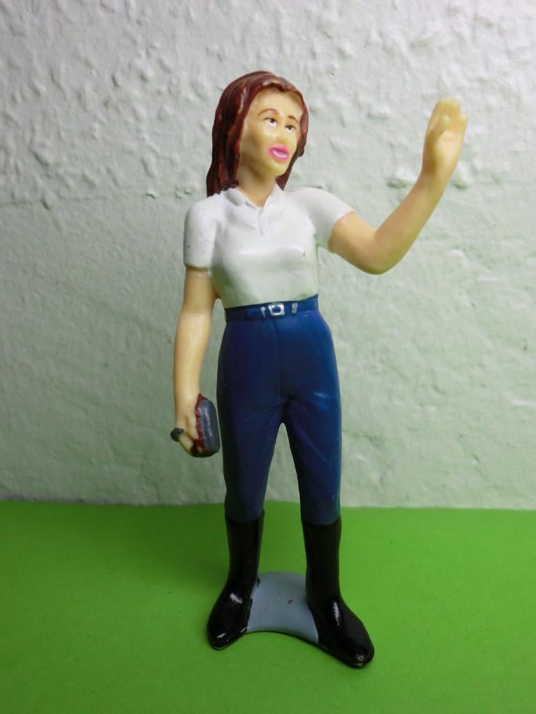 Schleich 13436 paardenverrzorgster, Ophalen of Verzenden, Zo goed als nieuw, Paard, Beeldje of Figuurtje