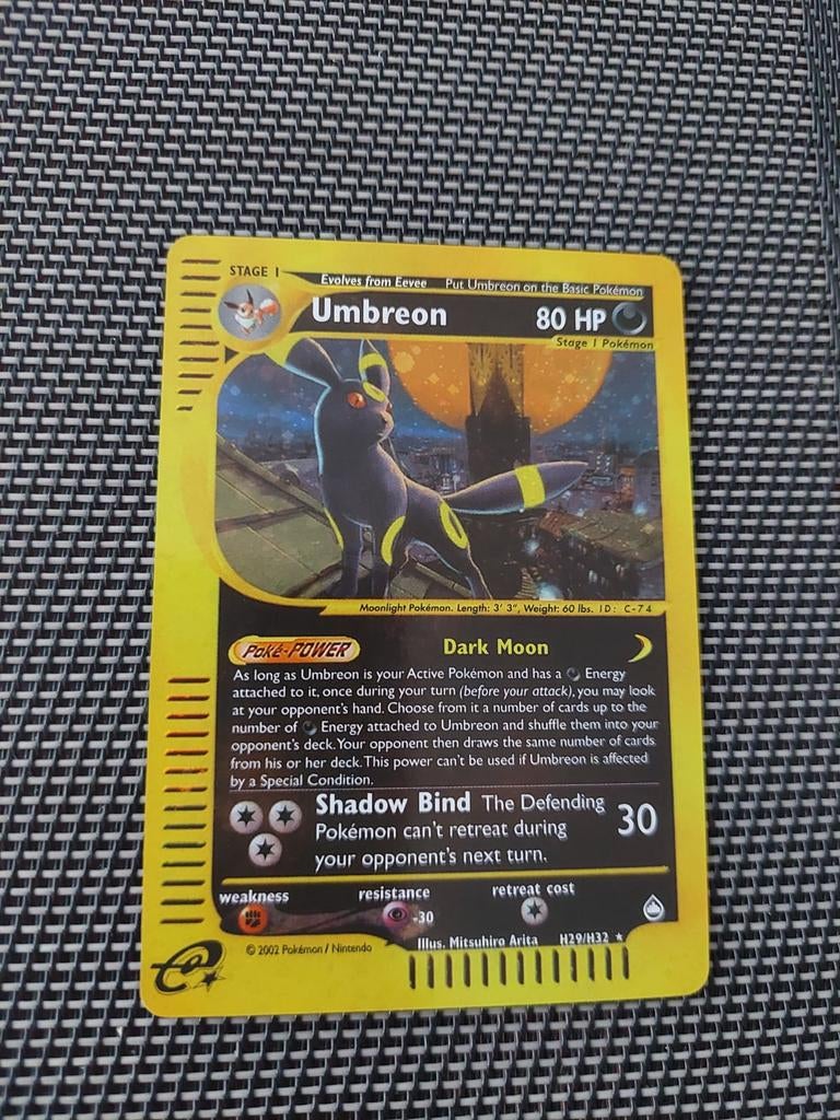 Umbreon Aquapolis proxy kaart, Hobby en Vrije tijd, Verzamelkaartspellen | Pokémon, Ophalen of Verzenden