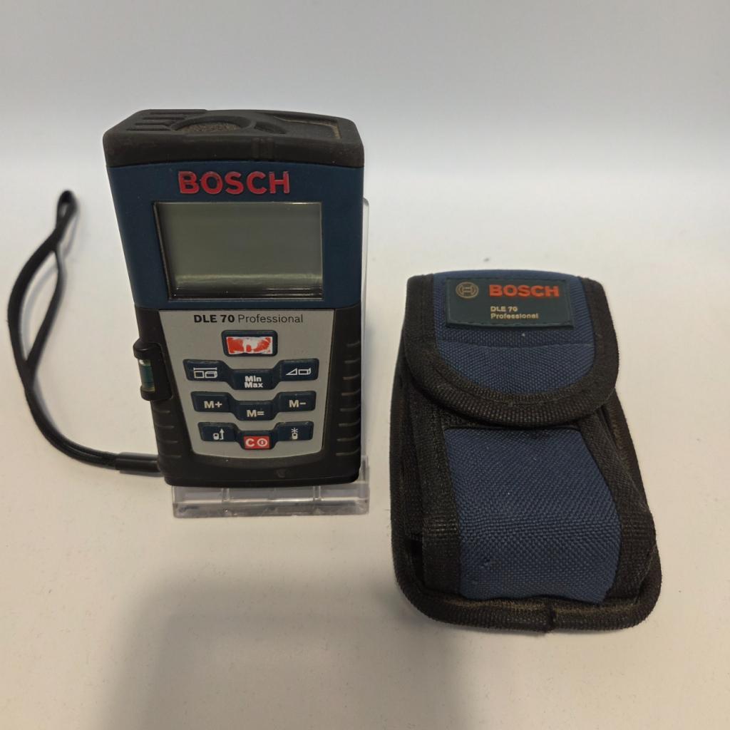 Bosch DLE70  Professionele laser afstand meter, Bosch, Zo goed als nieuw, Support@bosch.com, Robert Bosch GmbH
Robert-Bosch-Platz 1
70839 Gerlingen-Schillerhöhe
Germany