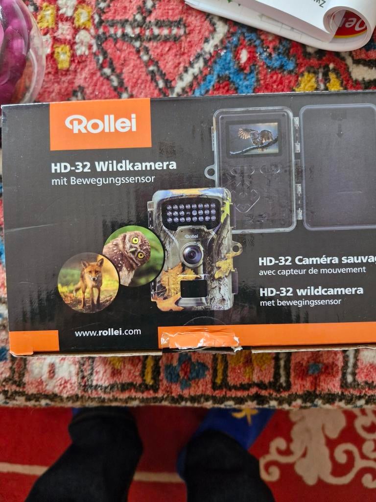 Rollei HD-32 Wildcamera met Bewegingssensor, Ophalen, Compact, Nieuw, 38 Megapixel