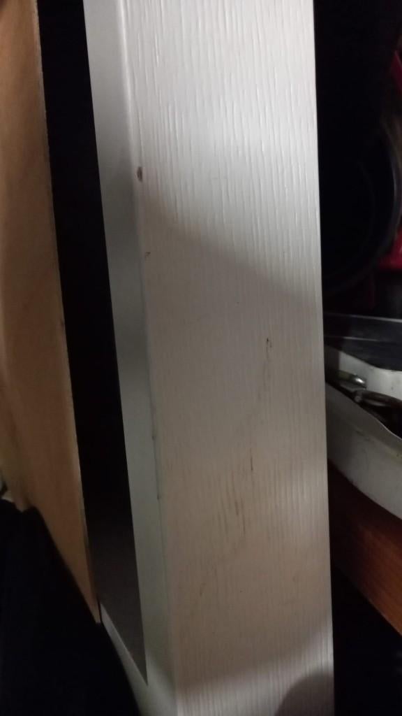 Lange smalle witte eettafel 280x80 (tafel), Huis en Inrichting, Tafels | Eettafels, Ophalen, Gebruikt, 200 cm of meer, 50 tot 100 cm