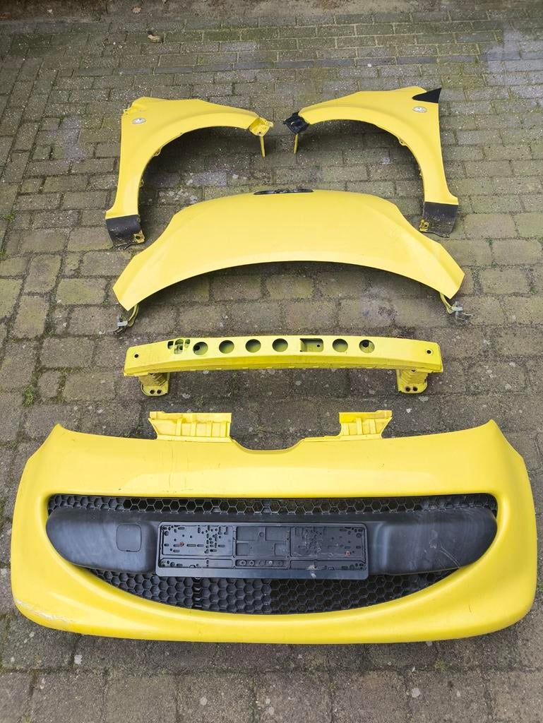 Peugeot 107 Voorkop bumper spatschermen motorkap 2006-2009, Ophalen of Verzenden, Peugeot, Bumper