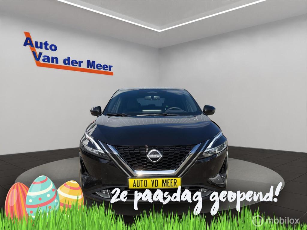 Nissan Qashqai 1.3 MHEV Xtronic Tekna, Gebruikt, 4 cilinders, Zwart, Leder