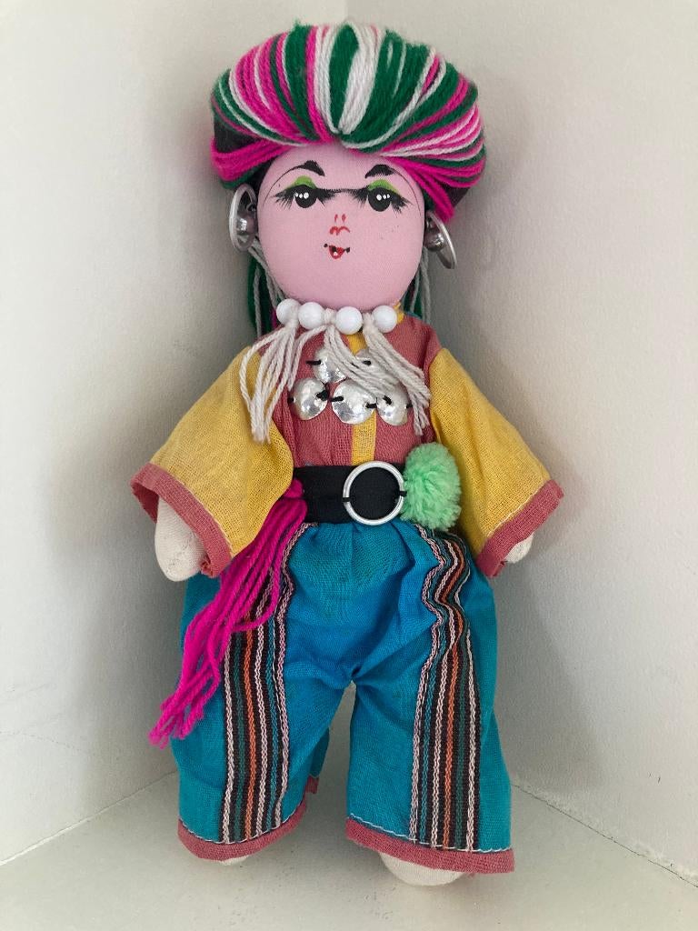 Akha poppetje uit Thailand, Verzamelen, Ophalen of Verzenden, Gebruikt