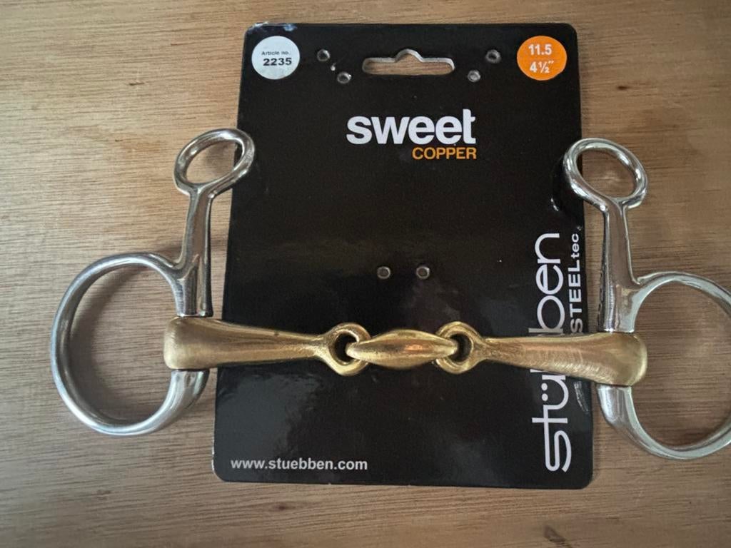 Stubben bit dubbelgebroken, Ophalen of Verzenden, Zo goed als nieuw, Dressuur