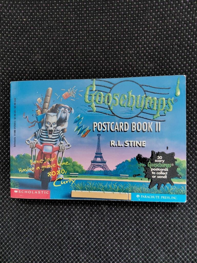 Goosebumps Postcard Book II R.L. Stine, Ophalen of Verzenden