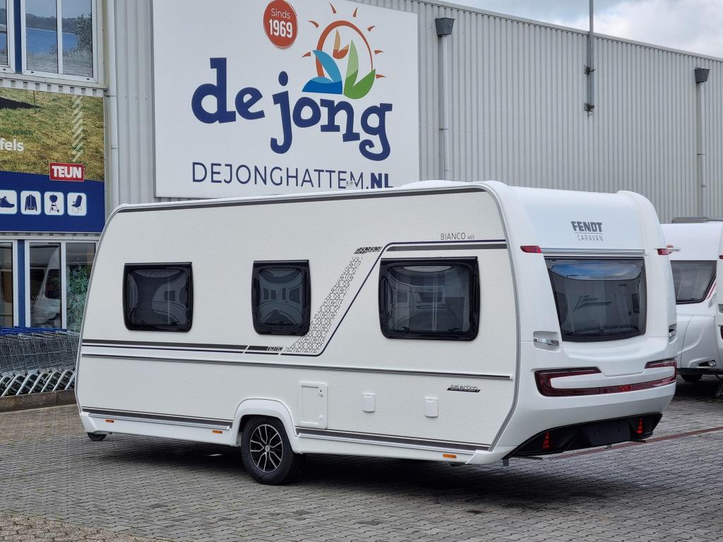 Fendt Bianco Selection 465 TG Enkele bedden - 1800 kg, Caravans en Kamperen, Caravans, Standaardzit, Bedrijf, Fendt, Schokbreker