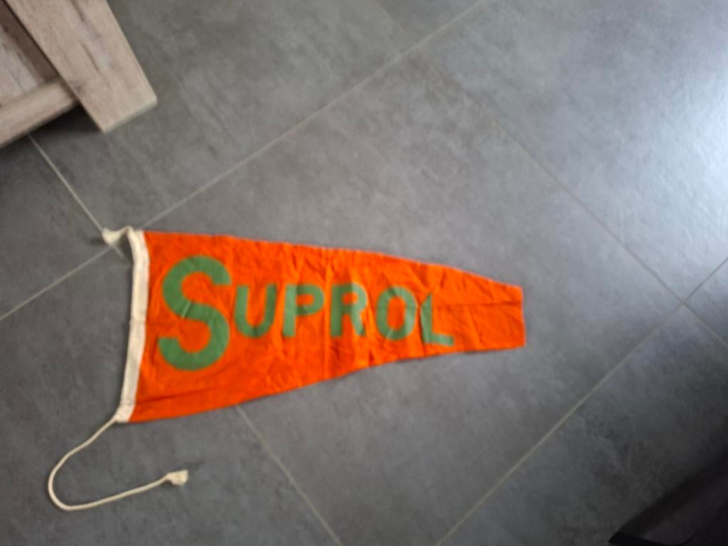 Suprol vlag, Ophalen of Verzenden, Zo goed als nieuw, Reclamebord
