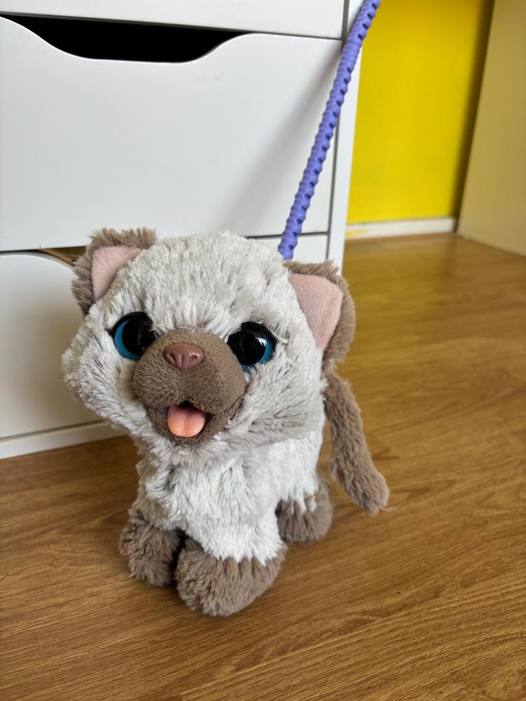Fur Real kat, Kinderen en Baby's, Speelgoed | Knuffels en Pluche, Ophalen of Verzenden, Gebruikt, Kat