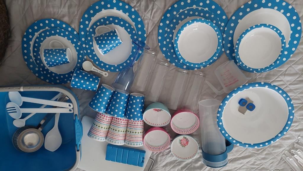 Camping servies, Ophalen of Verzenden