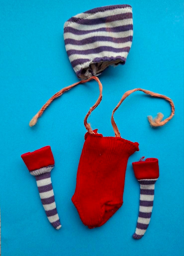 Barbie vintage Sindy  / Fleur doll Swim Sport Suit, Ophalen of Verzenden, Gebruikt, Barbie