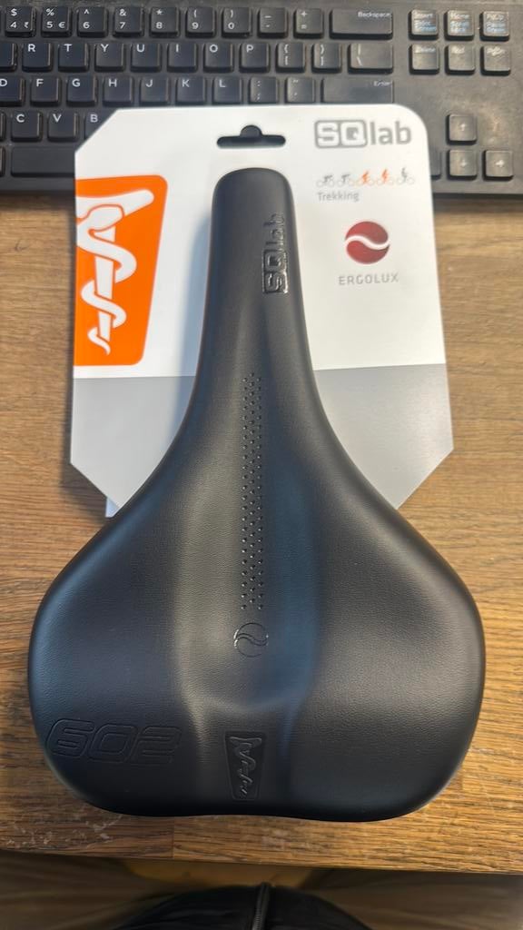 SQlab 602 Ergolux Active 2.1 Trekking Zadel - zwart, Sq lab, -, A, Nieuw