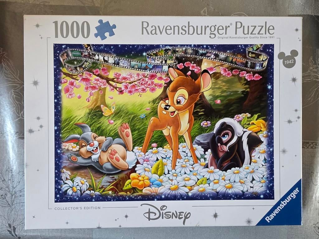 Ravensburger Disney Bambi puzzel 1000 stukjes, Ophalen of Verzenden, 500 t/m 1500 stukjes, Zo goed als nieuw