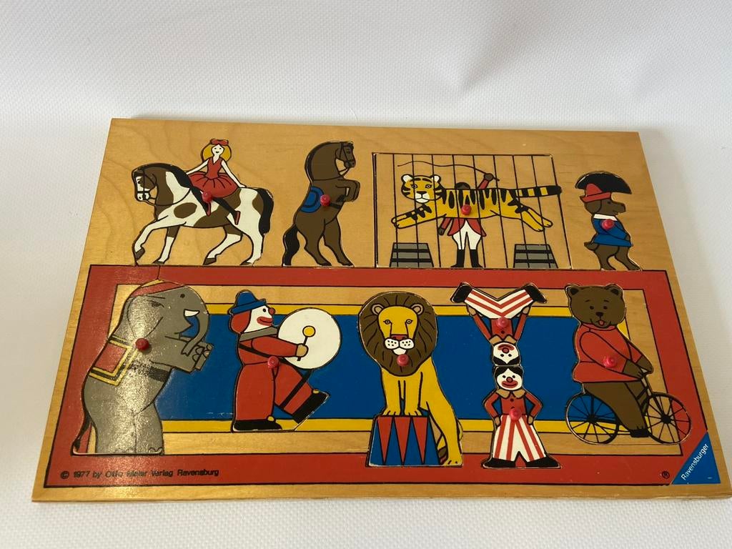 Ravensburger nopjespuzzel Circus, 2 tot 4 jaar, Gebruikt, 10 tot 50 stukjes, Ophalen of Verzenden