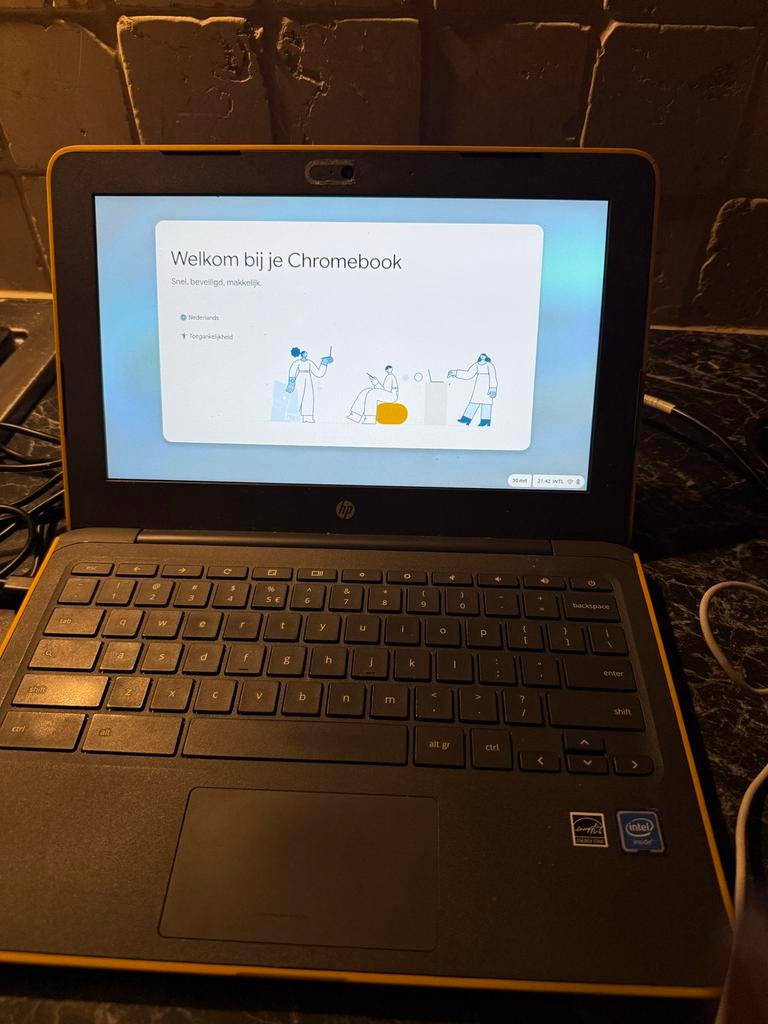 HP Chromebook 11 G6 EE, Qwerty, Ophalen of Verzenden, 32 GB of minder, 11 inch